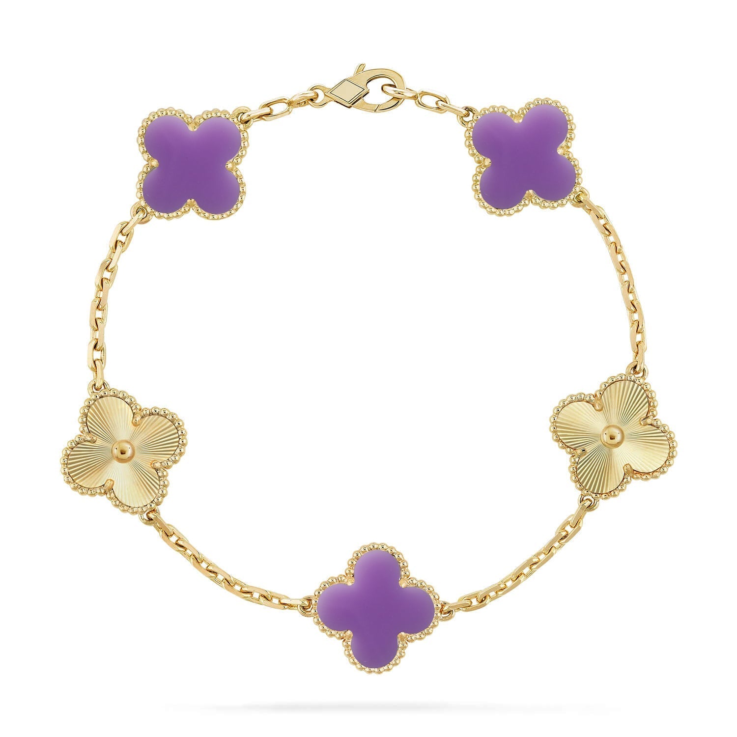 [Loco]New CLOVER 5 MOTIF LIGHT PURPLE BRACELET COLLECTION