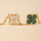 [Loco]New  CLOVER 5 MOTIF MALACHITE BRACELET COLLECTION