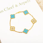 [Loco]New  CLOVER 5 MOTIF TURQUOISE BRACELET COLLECTION