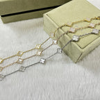 [¡®Loco¡¯]CLOVER 6 MOTIF WHITE MOP BRACELET