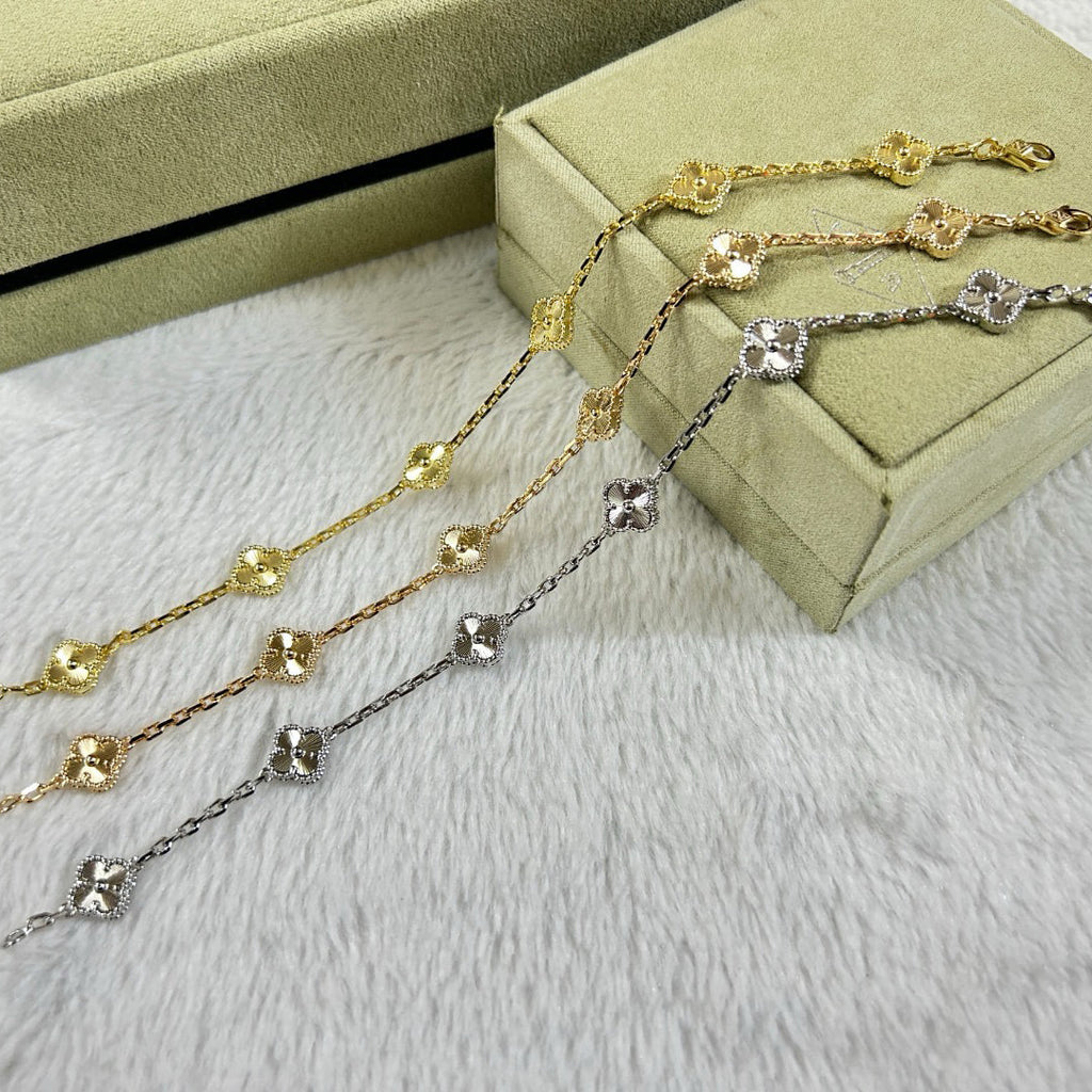 [Loco]New CLOVER 6 MOTIF DIAMOND BRACELET