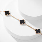 ¡®Loco¡¯CLOVER 10 MOTIFS ONYX NECKLACE