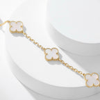 ¡®Loco¡¯CLOVER 10 MOTIFS WHITE MOTHER OF PEARL NECKLACE