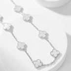 ¡®Loco¡¯CLOVER 10 MOTIFS WHITE MOTHER OF PEARL NECKLACE