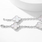 ¡®Loco¡¯CLOVER 10 MOTIFS WHITE MOTHER OF PEARL NECKLACE
