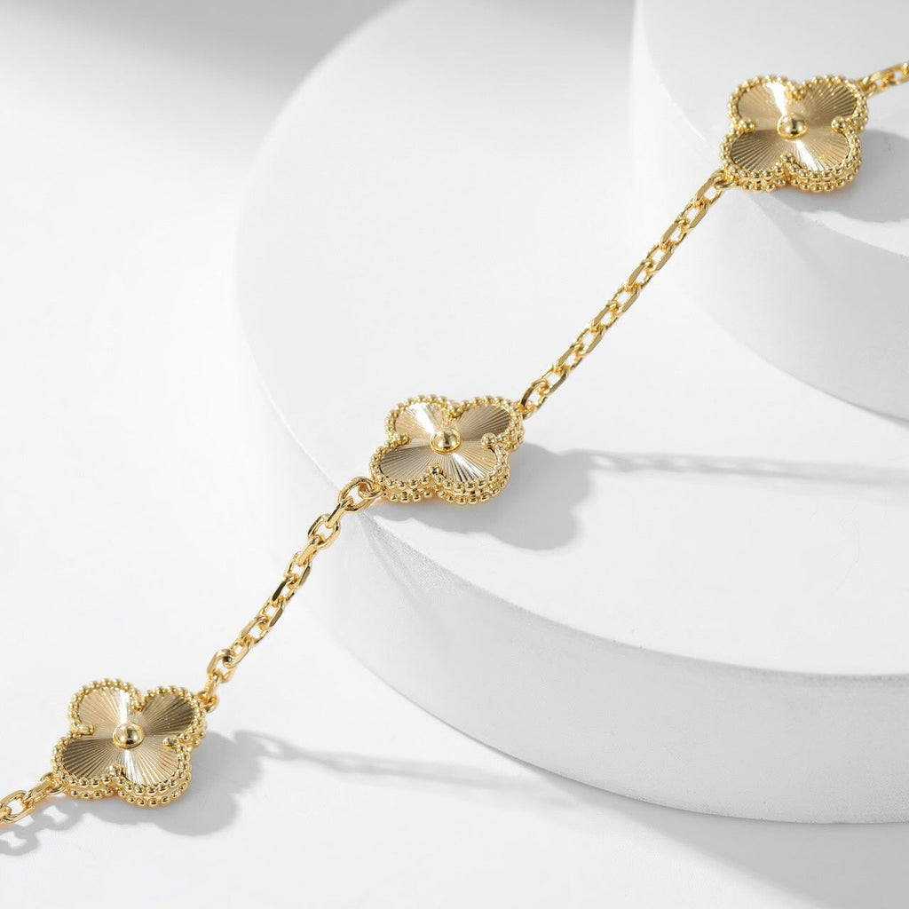 ¡®Loco¡¯CLOVER 10 MOTIFS LASER NECKLACE