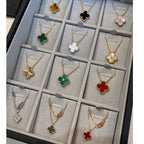 ¡®Loco¡¯CLOVER 15MM DIAMOND SINGLE FLOWER NECKLACE
