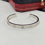 ¡®Loco¡¯LOVE BRACELET 6.1MM 1 DIAMOND OPEN CUFF