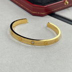 ¡®Loco¡¯LOVE BRACELET 6.1MM 1 DIAMOND OPEN CUFF