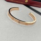 ¡®Loco¡¯LOVE BRACELET 6.1MM 1 DIAMOND OPEN CUFF