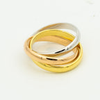 ¡®Loco¡¯TRINITY RING GOLD PINK GOLD SILVER