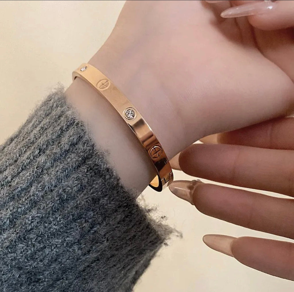 [Loco JURI]2026 RAINBOW LOVE BRACELET 6.1MM  10 DIAMONDS