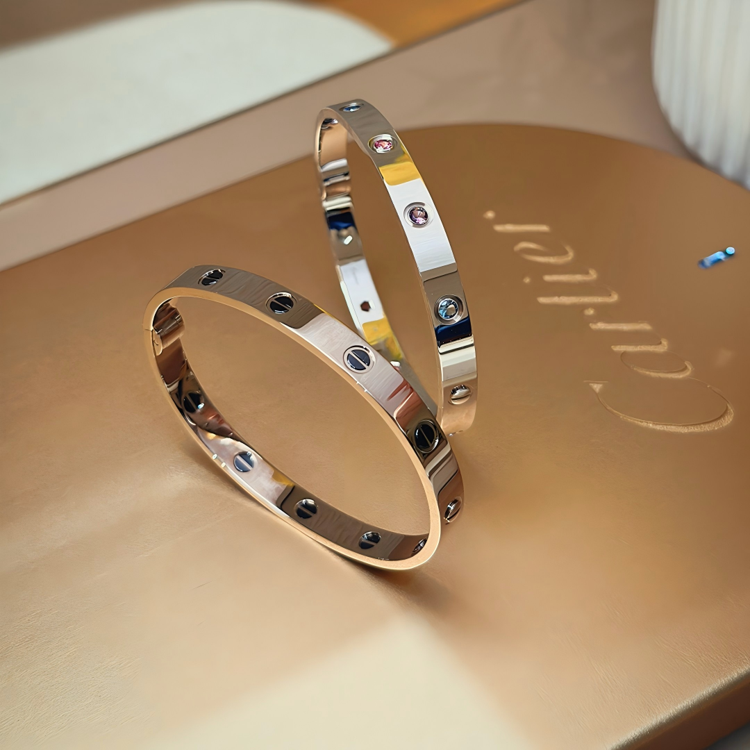 [Loco JURI]2026 RAINBOW LOVE BRACELET 6.1MM  10 DIAMONDS