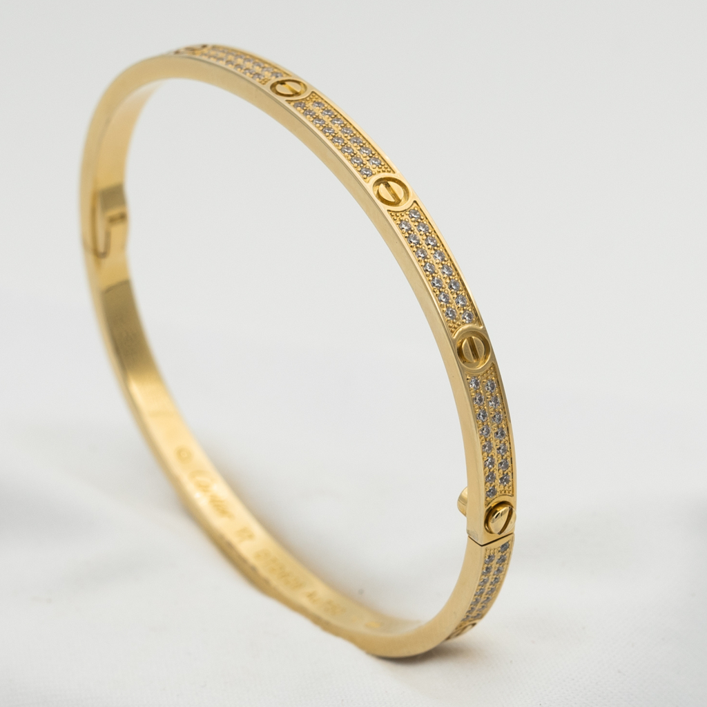 ¡®Loco¡¯LOVE BRACELET 3.65MM DIAMOND-PAVED