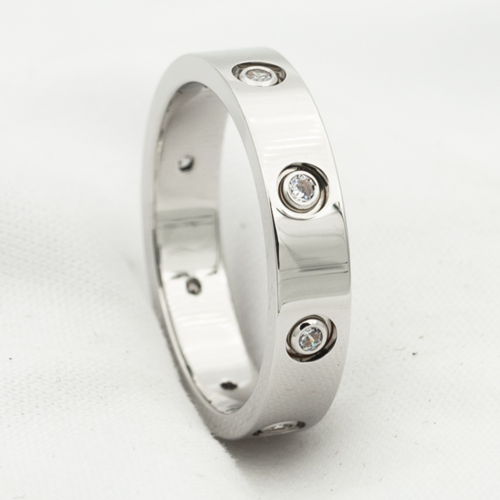 ¡®Loco¡¯LOVE RING 3.6MM 8 DIAMONDS