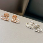 [Loco jewelrys]CREOLES MOVE UNO MINI 1 DIAMOND EARRINGS