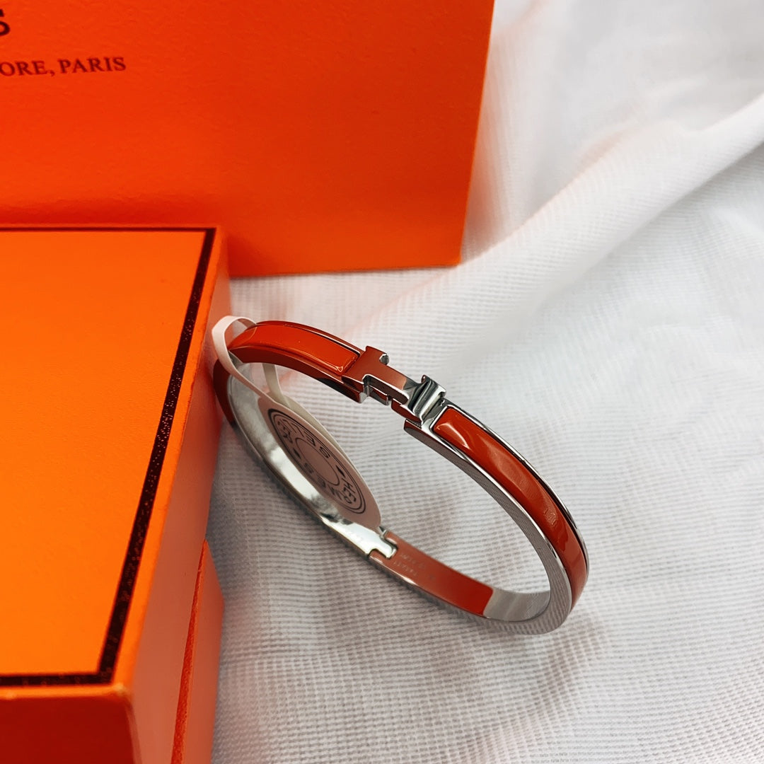 ¡®Loco¡¯CLASSIC HM CLIC RED 8MM ENAMEL BRACELET