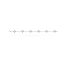 ¡®Loco¡¯CLOVER 6 MOTIF SILVER DIAMOND BRACELET