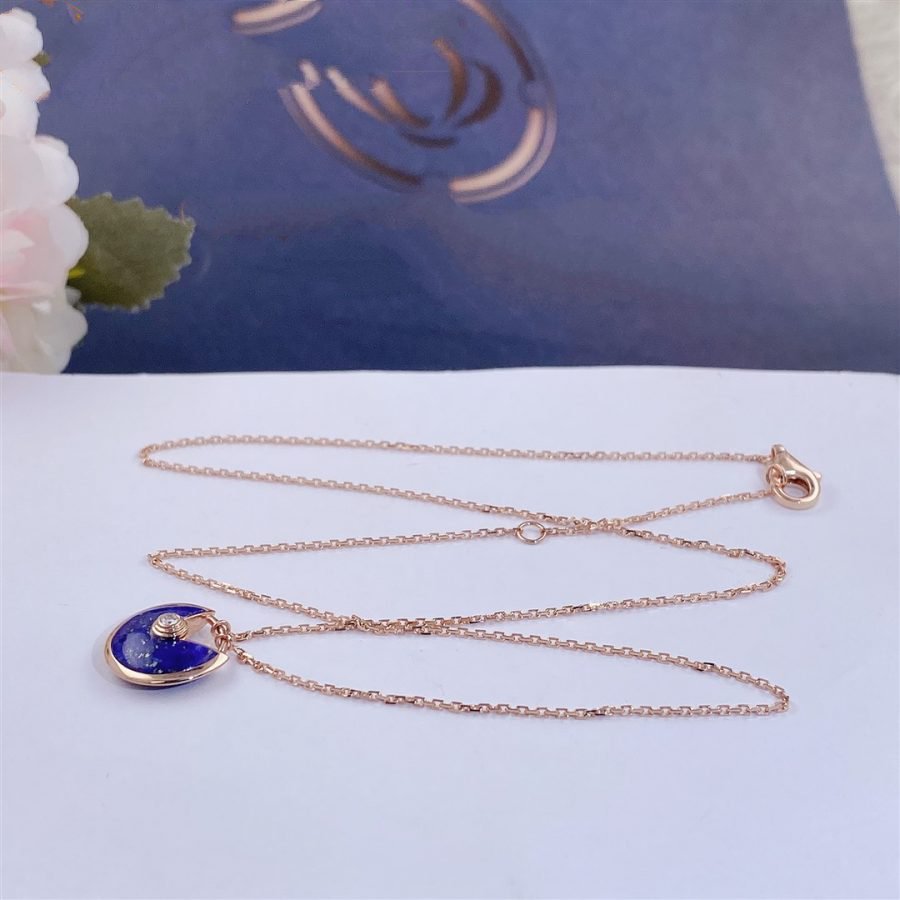 ¡®Loco¡¯AMULETTE ROSE GOLD AGATE NECKLACE