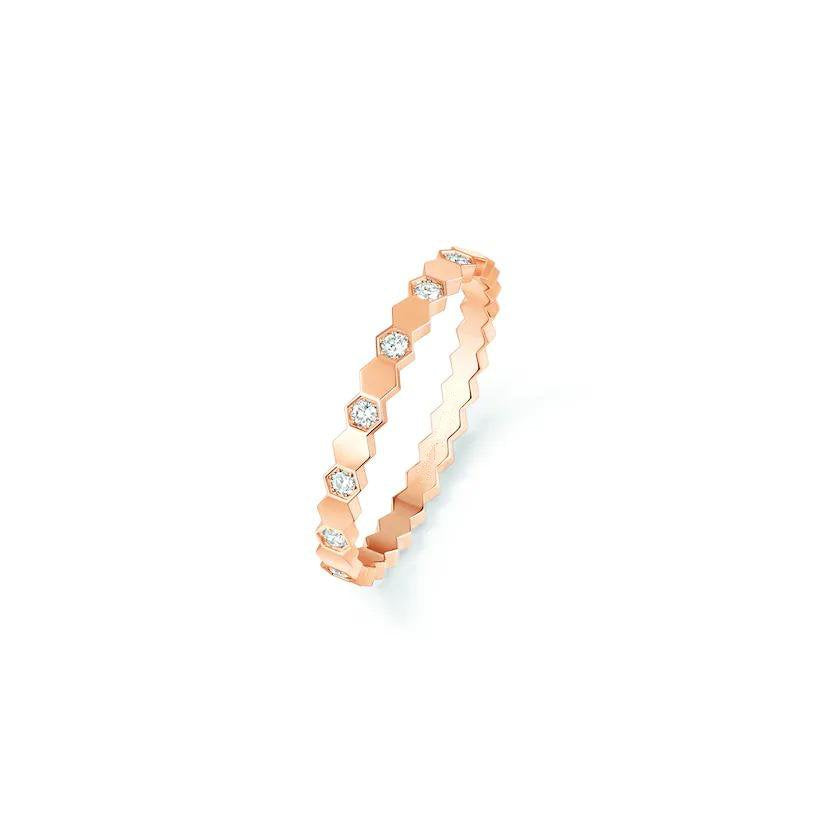 ¡®Loco¡¯BEE LOVE RING PINK GOLD DIAMOND
