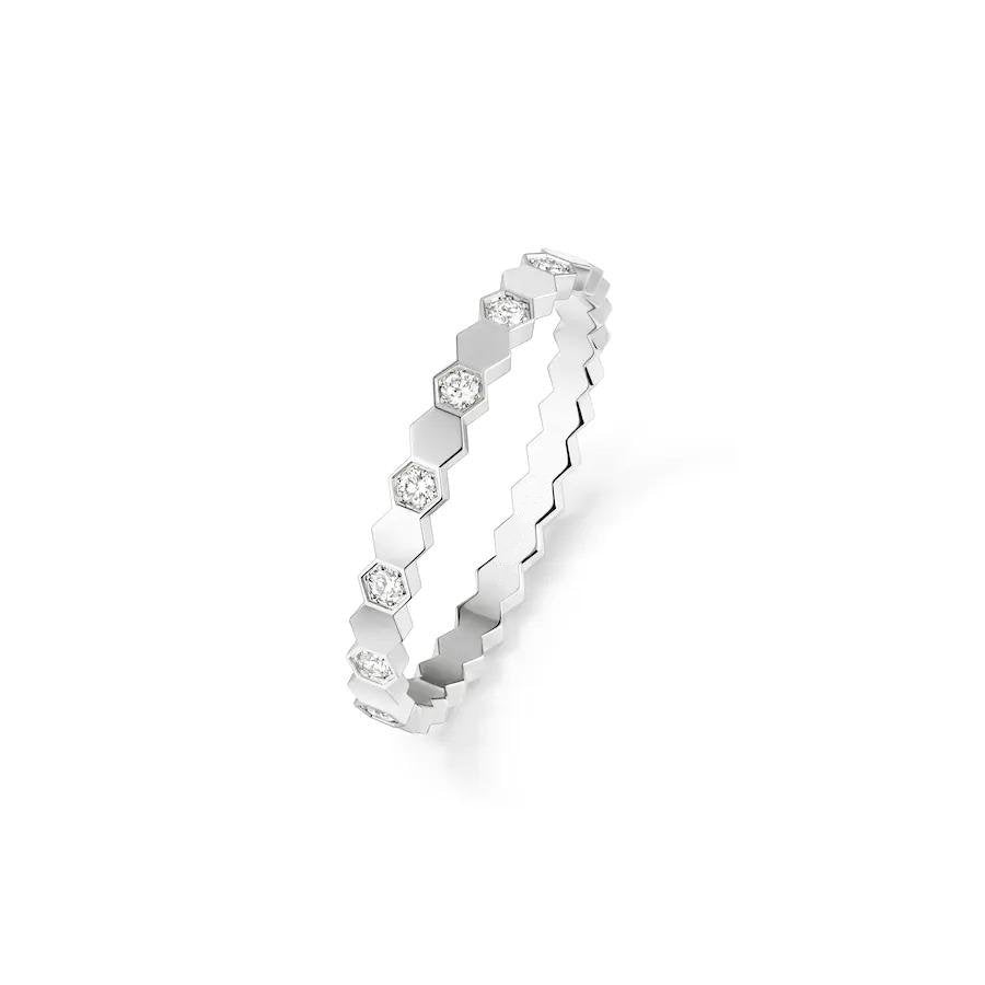 ¡®Loco¡¯BEE LOVE RING SILVER DIAMOND