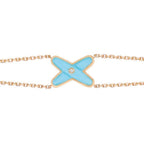 ¡®Loco¡¯JEUX BRACELET TURQUOISE PINK GOLD 1 DIAMOND