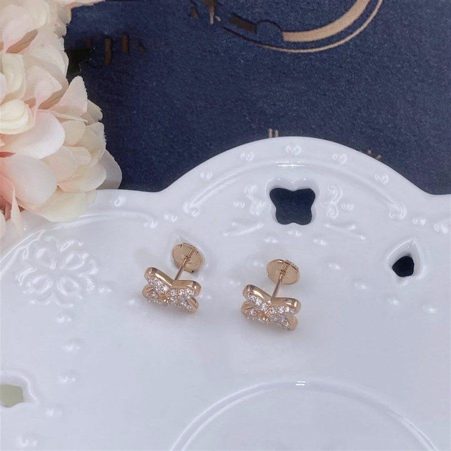 ¡®Loco¡¯JEUX DE PINK GOLD DIAMOND EARRINGS