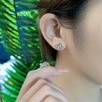 ¡®Loco¡¯JEUX DE SILVER DIAMOND EARRINGS