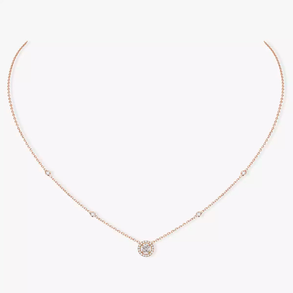 [Loco jewelrys]Diamond Necklace 0,20ct Brilliant Shape Joy