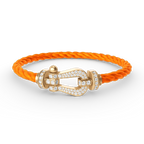¡®Loco¡¯FORCE LARGE HORSESHOE FULL DIAMOND BRACELET GOLD