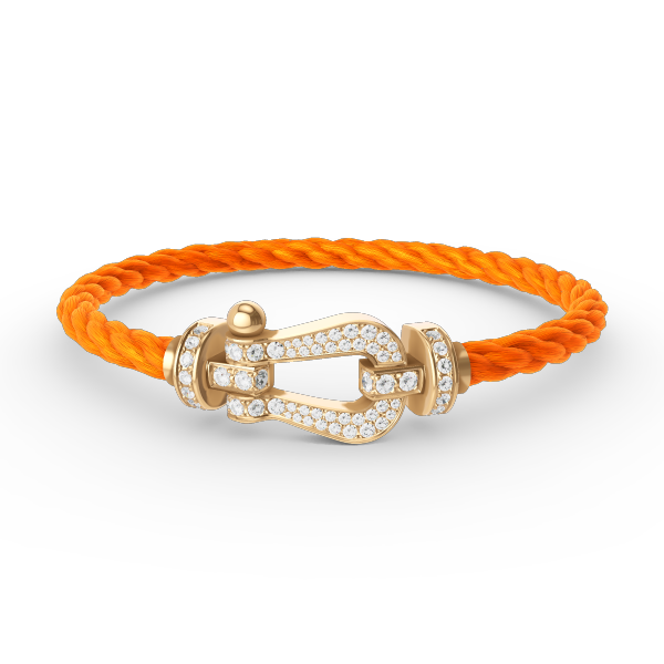 ¡®Loco¡¯FORCE LARGE HORSESHOE FULL DIAMOND BRACELET GOLD