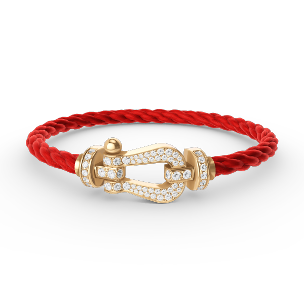 ¡®Loco¡¯FORCE LARGE HORSESHOE FULL DIAMOND BRACELET GOLD