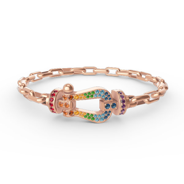 ¡®Loco¡¯FORCE LARGE HORSESHOE CLASP  METAL BRACELET