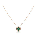 ¡®Loco¡¯SUN PEDANT PINK GOLD 1 DIAMOND NECKLACE
