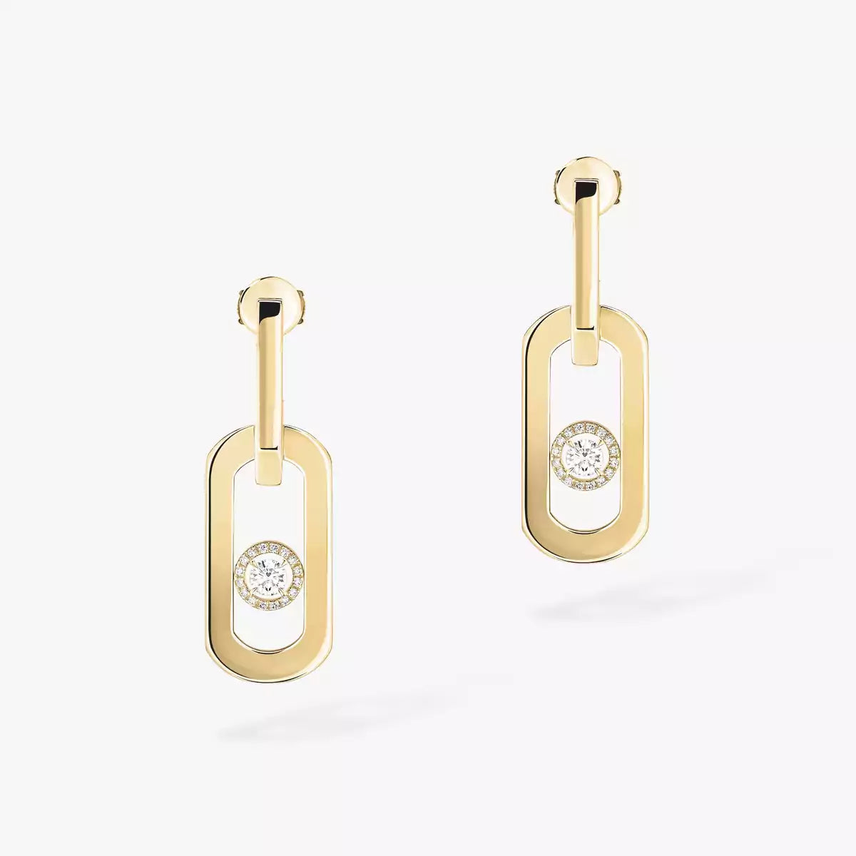 [Loco jewelrys]So Move XL Diamond Pendant Earrings