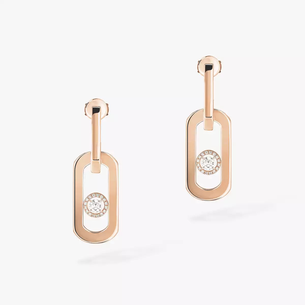[Loco jewelrys]So Move XL Diamond Pendant Earrings