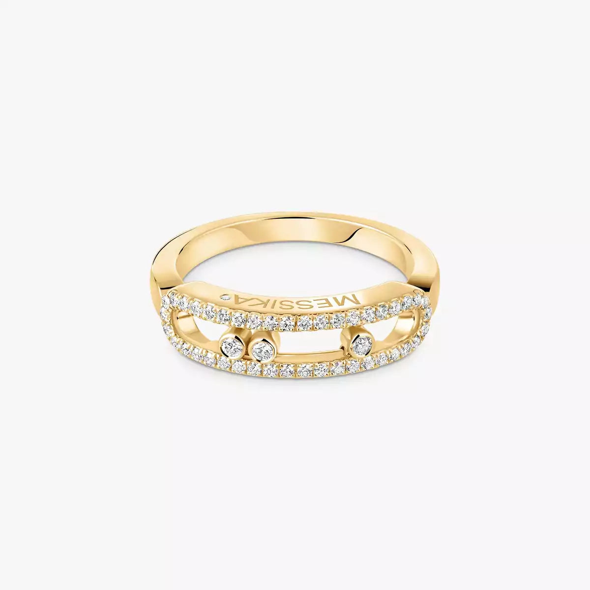 [Loco jewelrys] Baby Move Gold Diamond Pave_ Ring