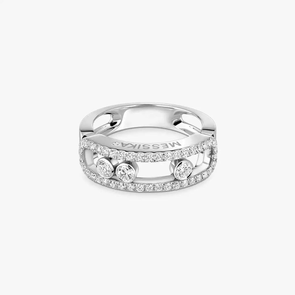 [Loco jewelrys] Move Gold Diamond Pave_ Ring