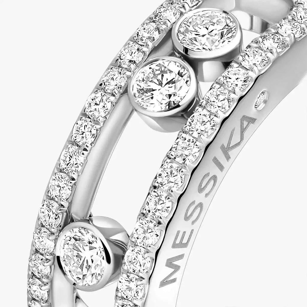 [Loco jewelrys] Move Gold Diamond Pave_ Ring