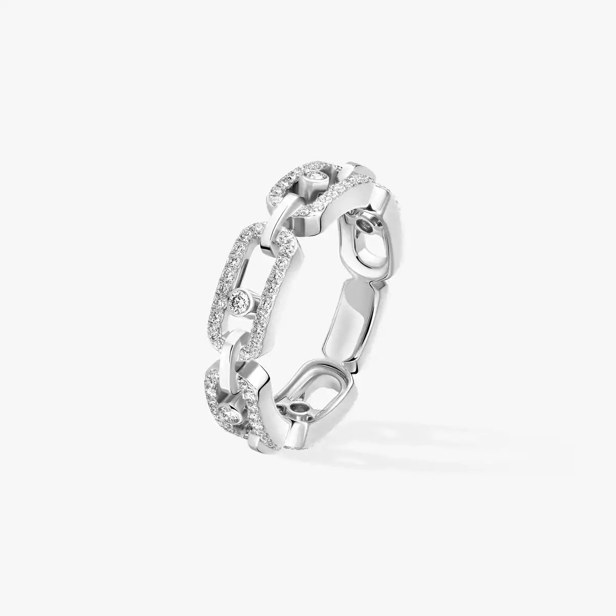 [Loco jewelrys]Move Link Pave_-Set Diamond Ring in Gold