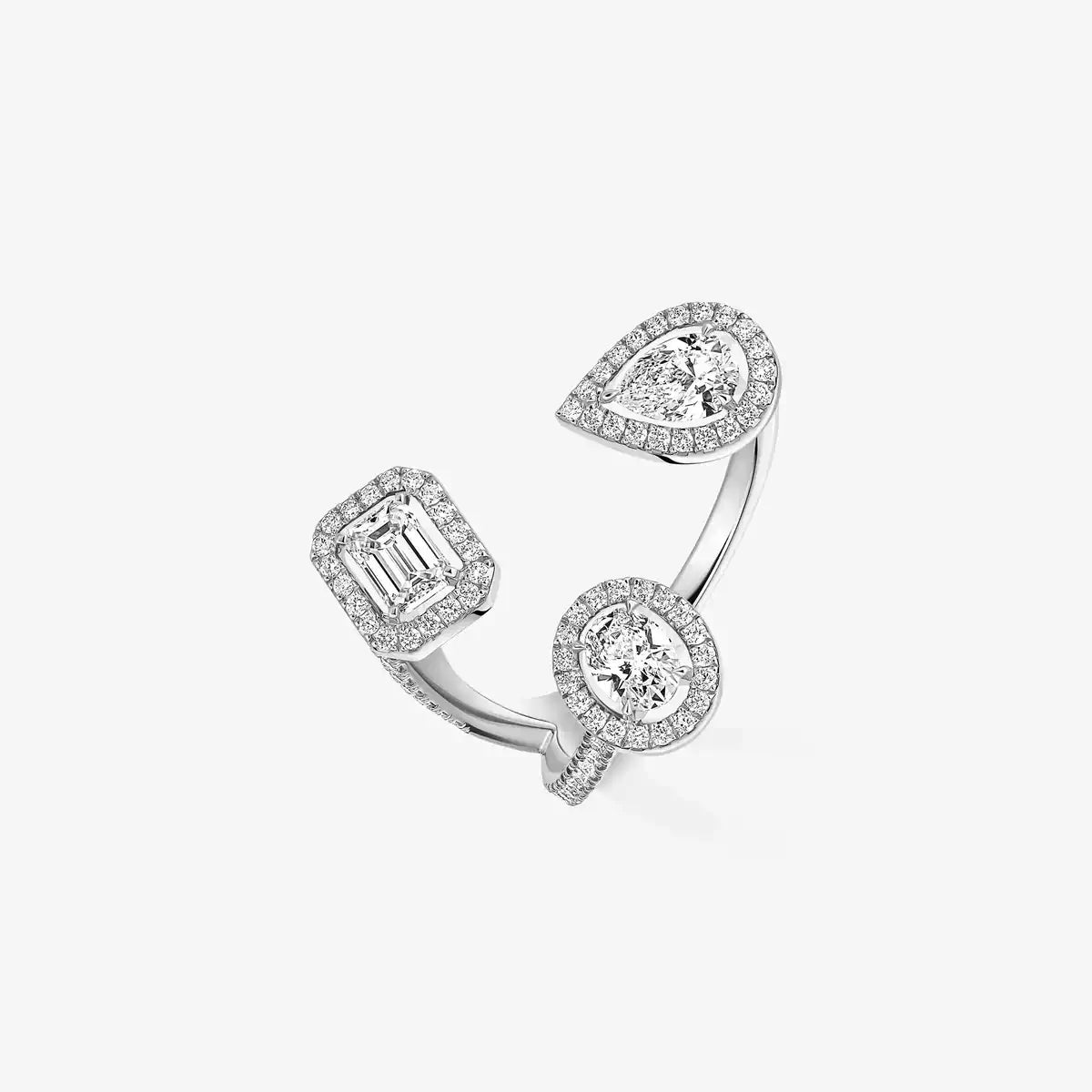 [[Loco jewelrys] Diamond Ring 0,25ct My Twin Trilogy