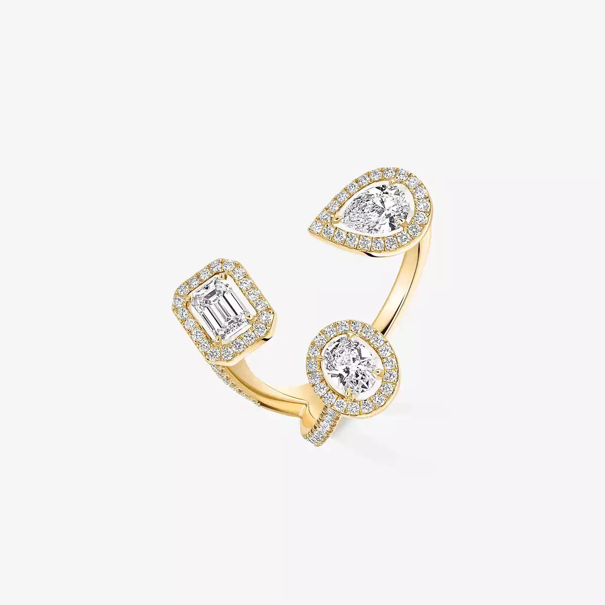 [[Loco jewelrys] Diamond Ring 0,25ct My Twin Trilogy