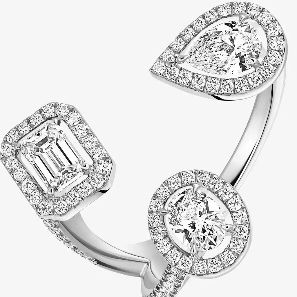 [[Loco jewelrys] Diamond Ring 0,25ct My Twin Trilogy
