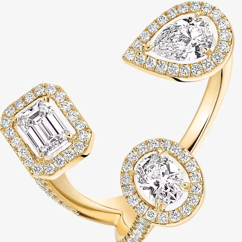 [[Loco jewelrys] Diamond Ring 0,25ct My Twin Trilogy