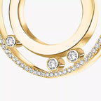 [Loco jewelrys]Move Romane Small Diamond Hoop Earrings