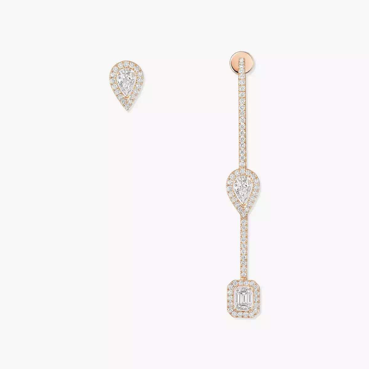 [Loco jewelrys]Diamond Drop Earrings My Twin