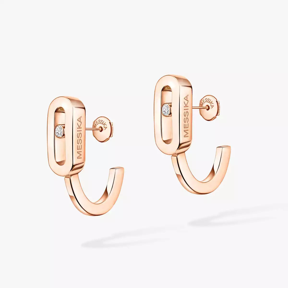 [Loco jewelrys]Diamond Mini Hoop Earrings Move Classique