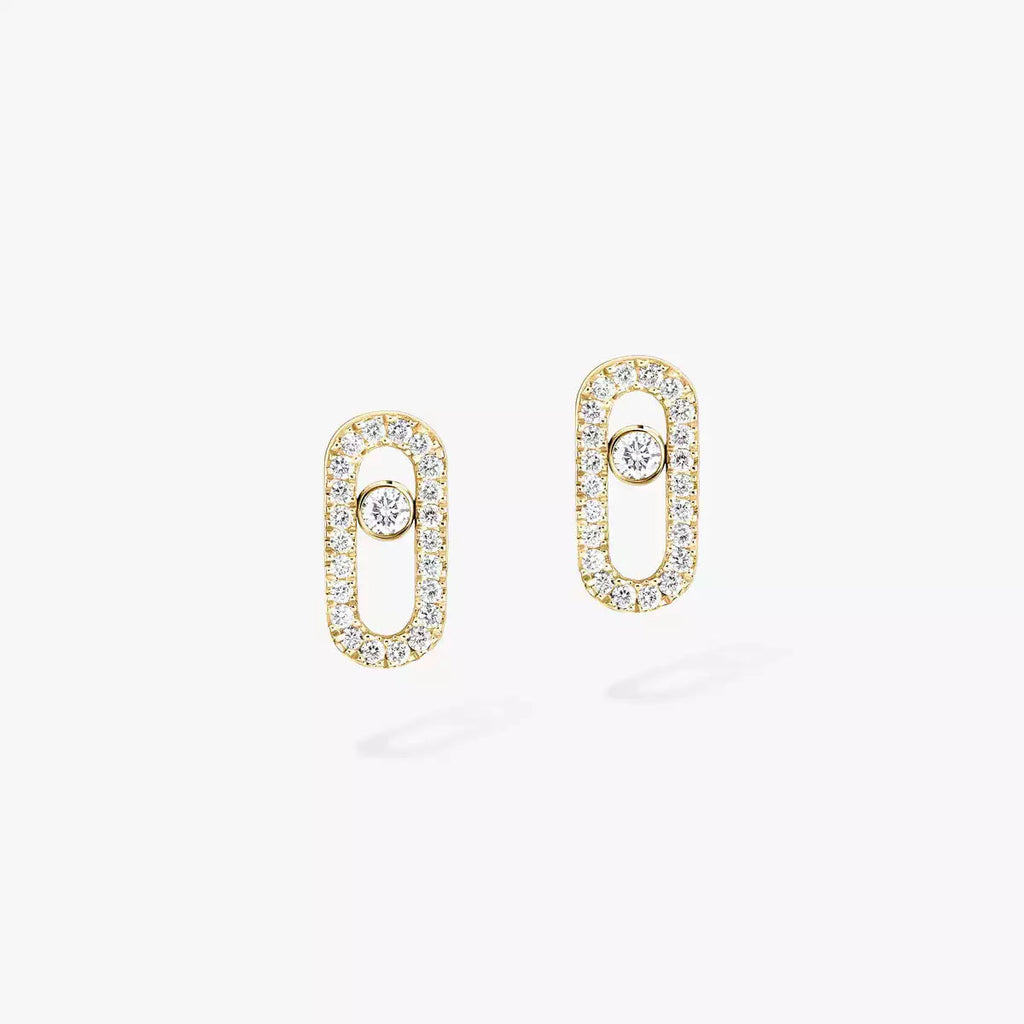 [Loco jewelrys]Move Uno Diamond Earrings