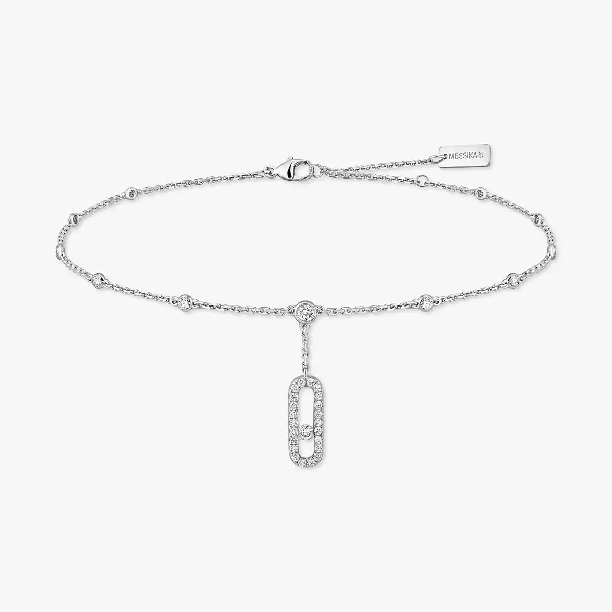 [Loco jewelrys] Move Uno pavé ankle bracelet