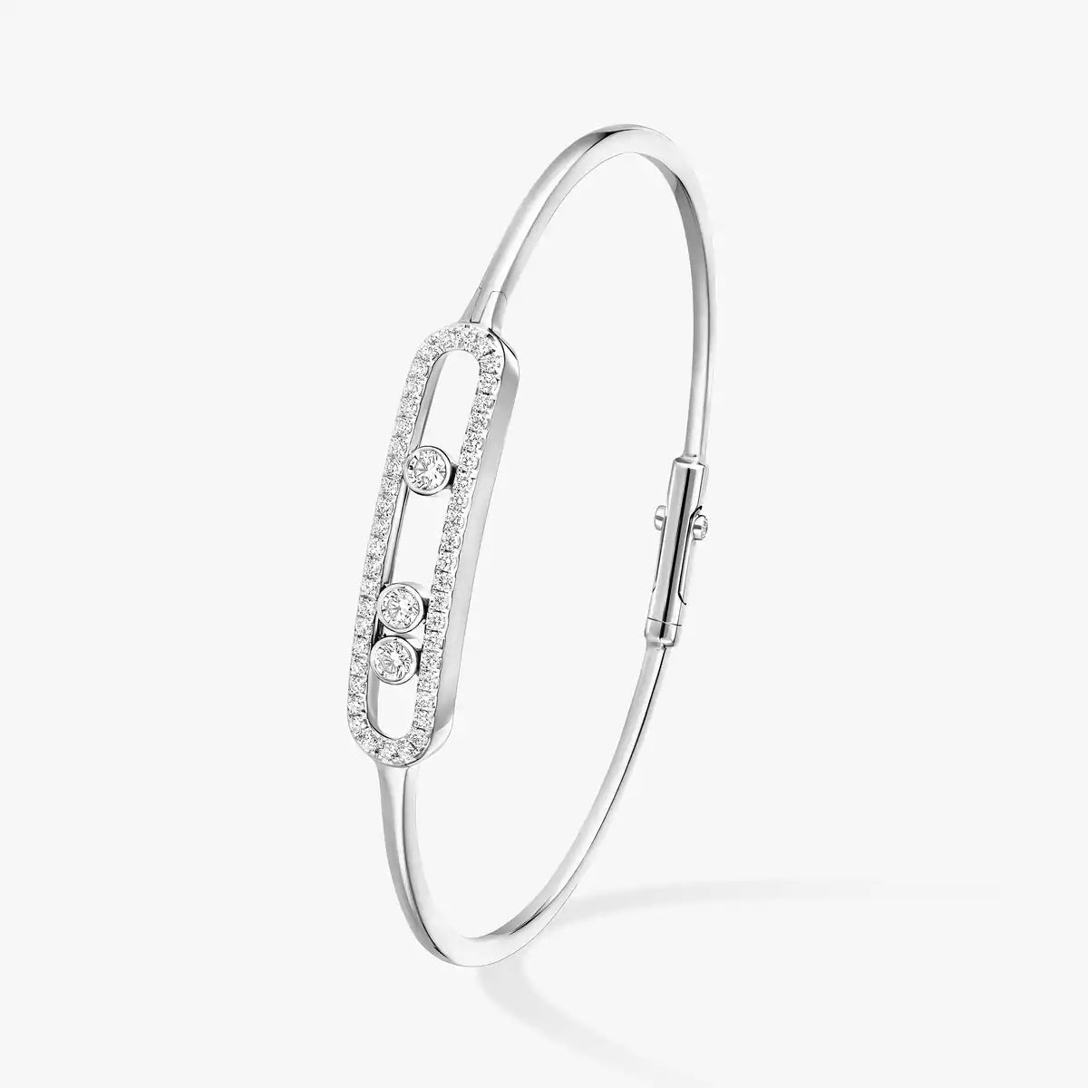 [Loco jewelrys]Move Pavé Diamond Bangle Bracelet M